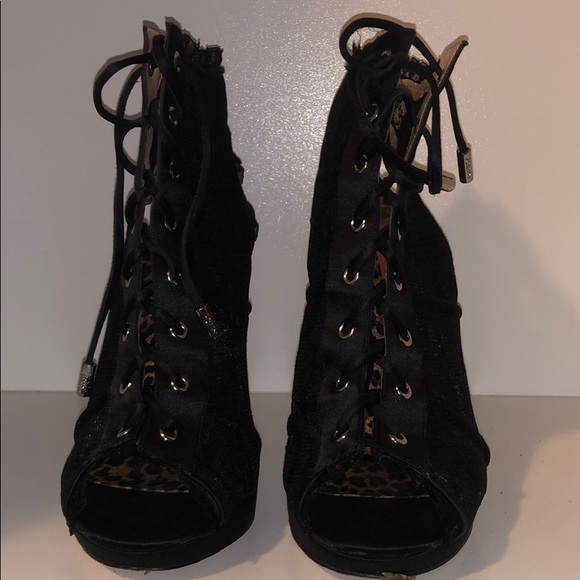 Betsy Johnson Lace Platform Bootie - Picture 2 of 6